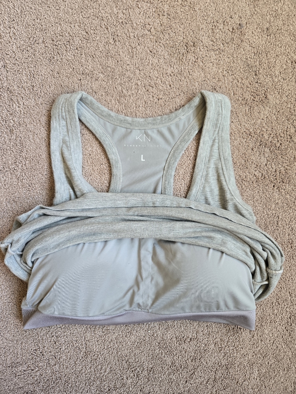 Ribbed Scoop Racerback Brami - Picture 7 of 7
